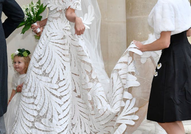paris clothing apparel person robe fashion gown wedding gown wedding female evening dress