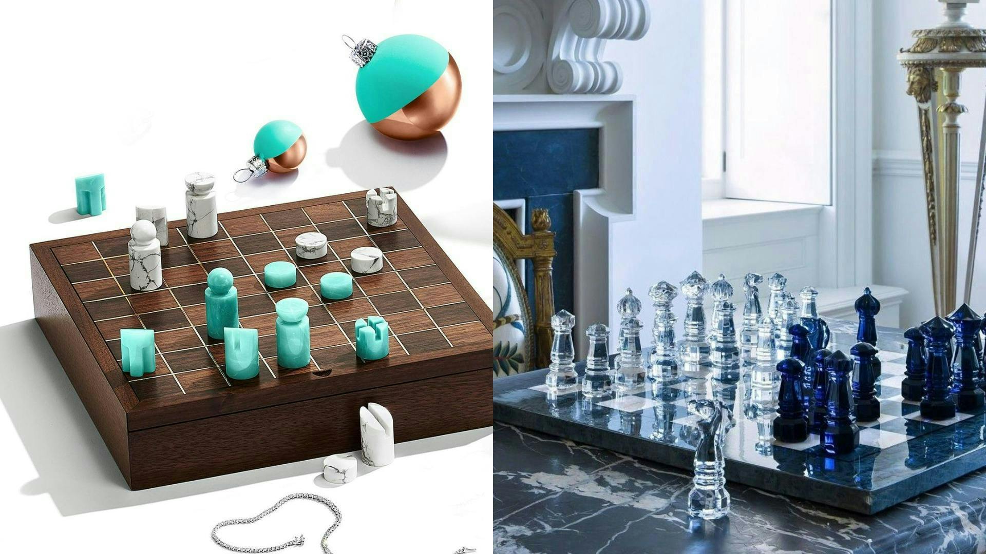 tabletop furniture chess game table