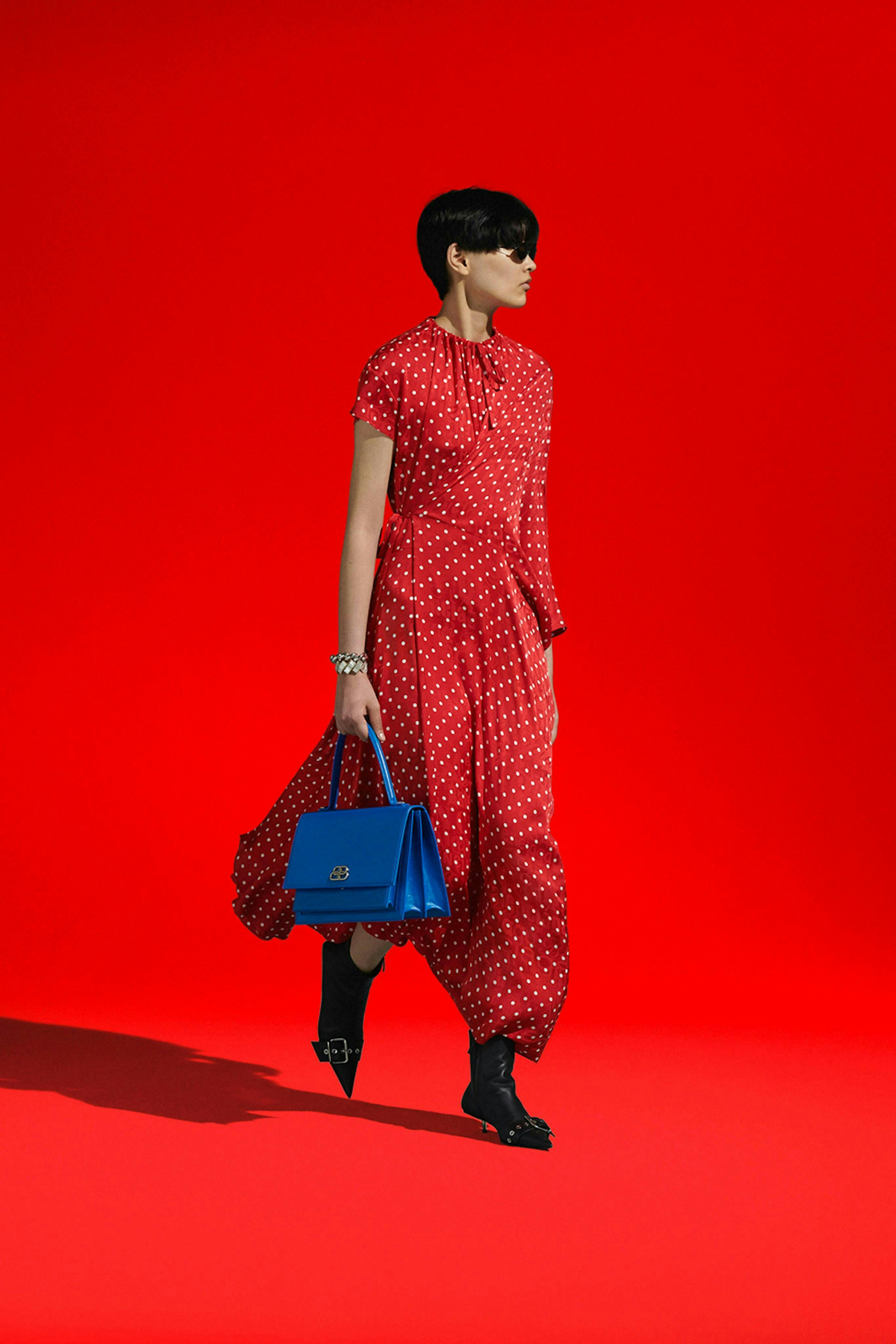 clothing apparel sleeve person handbag accessories bag female dress long sleeve