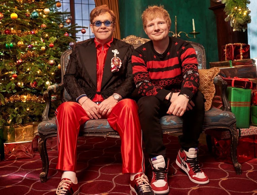 Edas Sheeranas ir Eltonas Džonas Zakary Walters nuotr.