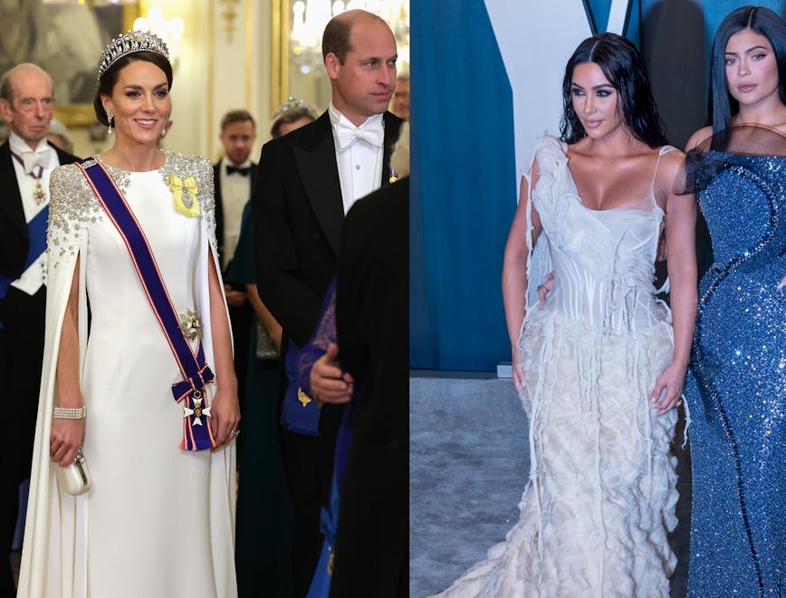 Velso princesė Catherine (Camera Press / Vida Press) ir Kim Kardashian, Kylie Jenner (Camera Press / Vida Press) nuotr.