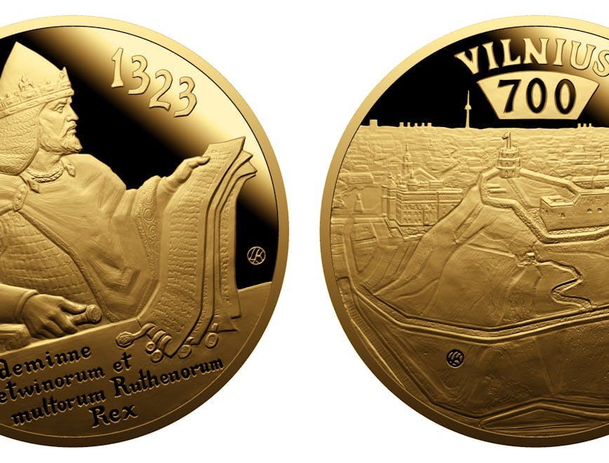 Bronzinis Vilniaus 700 metų jubiliejaus proginis medalis