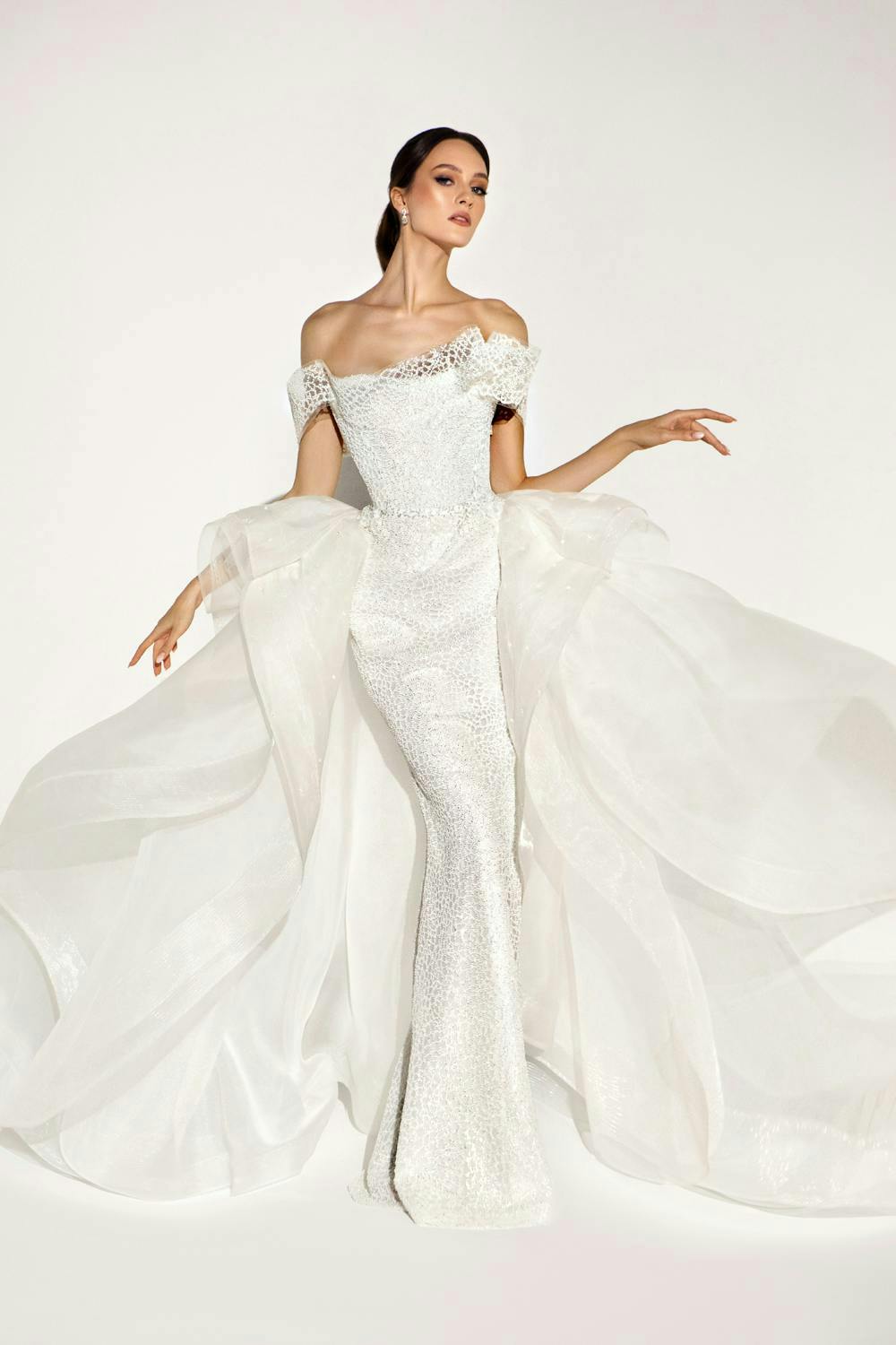 dress fashion formal wear gown wedding gown adult bride female person woman